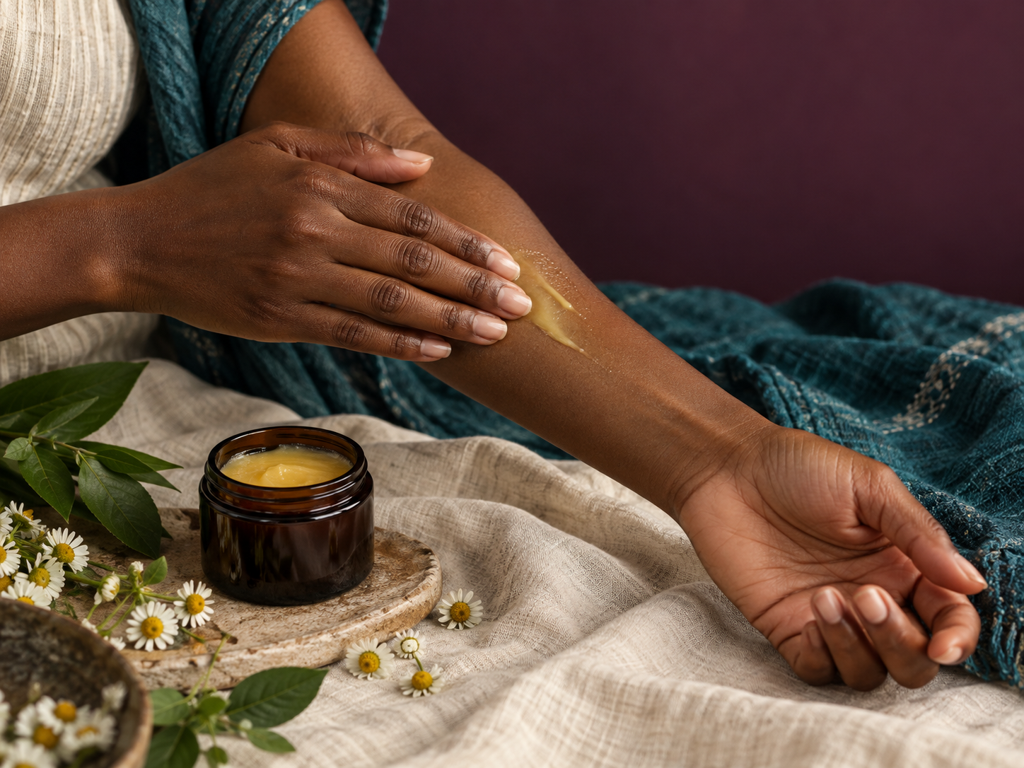 Blu Lady Wellness botanical skin salves and oils